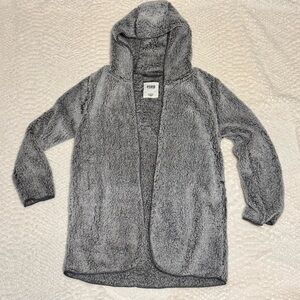 PINK Victoria's Secret Gray Teddy Jacket